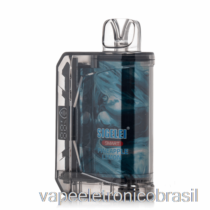 Vape Recarregável Sigelei Smart Ac10000 Descartável Abacaxi Limão
